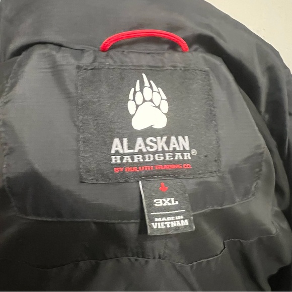 Alaskan Hardgear By Duluth Trading Co. Puffer Jacket Coat Mens Size 3XL Black - Picture 4 of 4